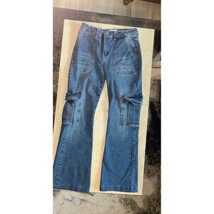 Ban-jara women’s cargo wide leg jeans size 9